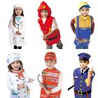 6 Sets Career Role Play Costume for Kids, Pretend Play Halloween Costum