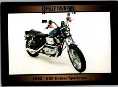 1992-93 Collect-A-Card Harley Davidson 1992 883 Deluxe Sportster