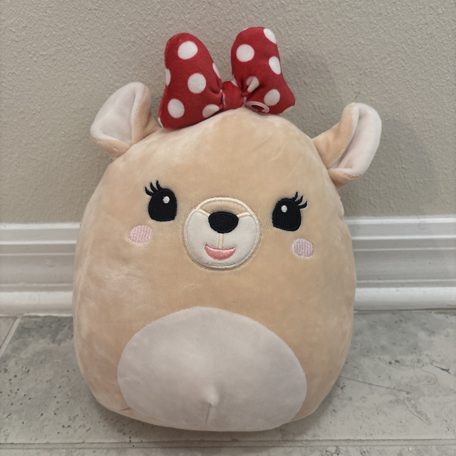 Squishmallow NEW 2021 Rudolph The Red Nosed Reindeer - CLARICE 11” New No Tag