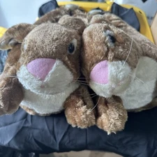 Animal Feet by Comfy Feet Slippers Rabbits Sz Medium