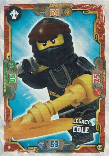Lego Ninjago Serie 6 Die Insel TCG Karte Nr. 9 Legacy Cole - Bild 1 von 1