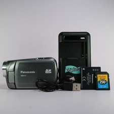 Videocamera digitale portatile Panasonic SDR-S7 argento testata set completo funzionante
