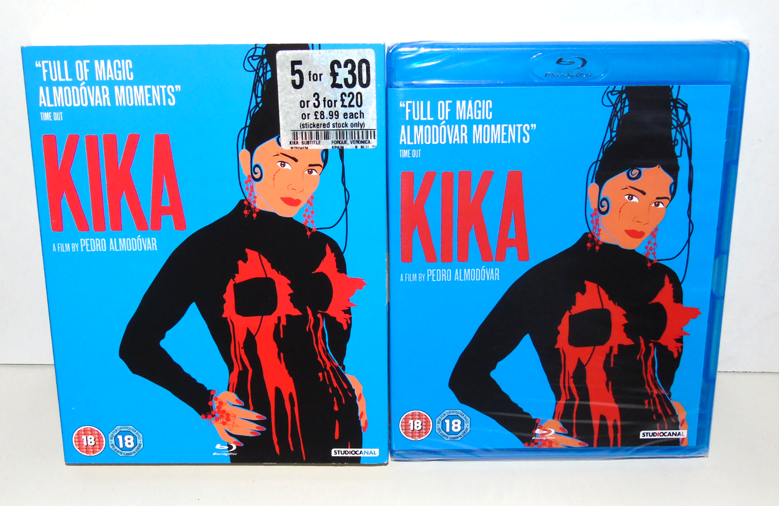 Kika Blu Ray New & Sealed Pedro Almodovar