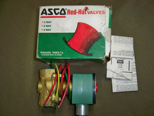 ASCO RED-HAT 2 WAY SOLENOID VALVE - 3/4" - MODEL 8210G35 - VERY NICE  