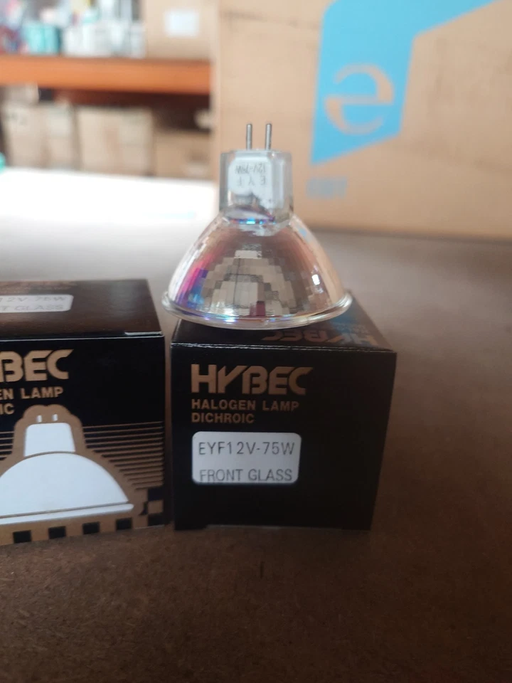 Hybec 12V 75W GU5.3 Glassed Front Halogen Dichroic Lamp Pack Of 5 - Image 2 of 2