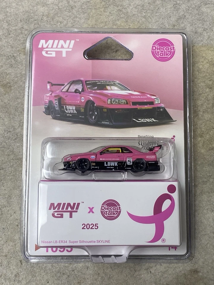 MiniGT Nissan LB-ER34 Super Silhouette SKYLINE MINI GT Give x Diecast Talk #1095 - Image 2 of 4