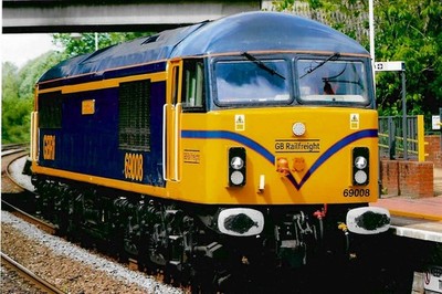 GBRF Klasse 69 69008 Richard Howe bei Kirkby in Ashfield 6 x 4 ZUGFOTO