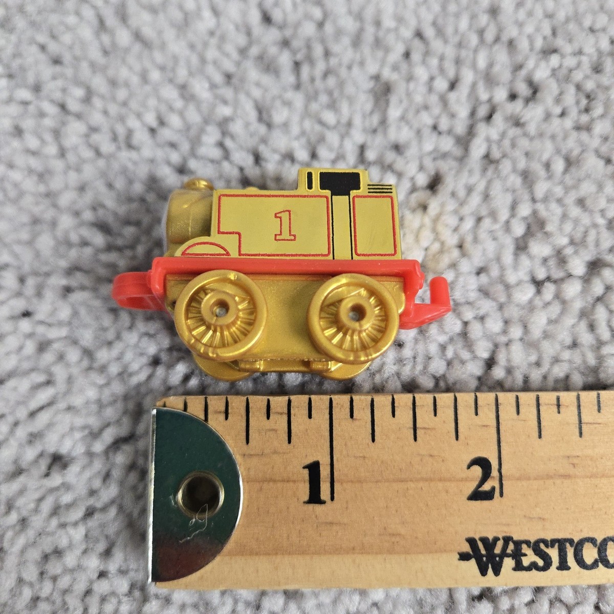 Thomas And Friends Minis 75th Anniversary Gold Thomas Plastic Tank
