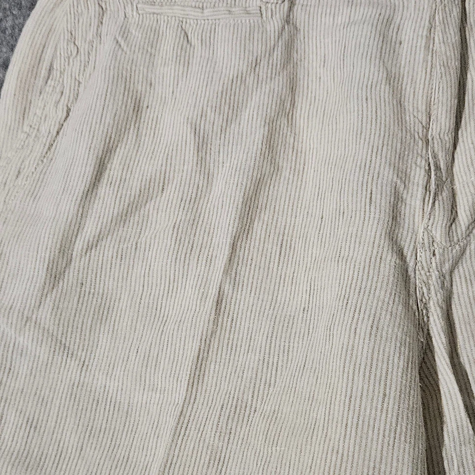 Pantalones Cortos Tommy Bahama RELAX Para Hombre Talla 38 100% Lino Beige Informales Foto 2 de 4