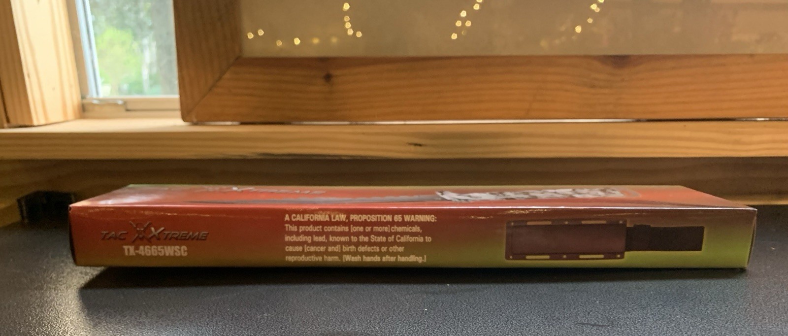 TAC Xtreme Fixed Blade Knife & Sheath ~ TX-4665WSC/12” Overall