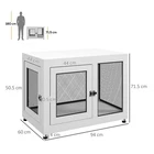 Modern Dog Crate Furniture for Large Dogs Indoor Kennel