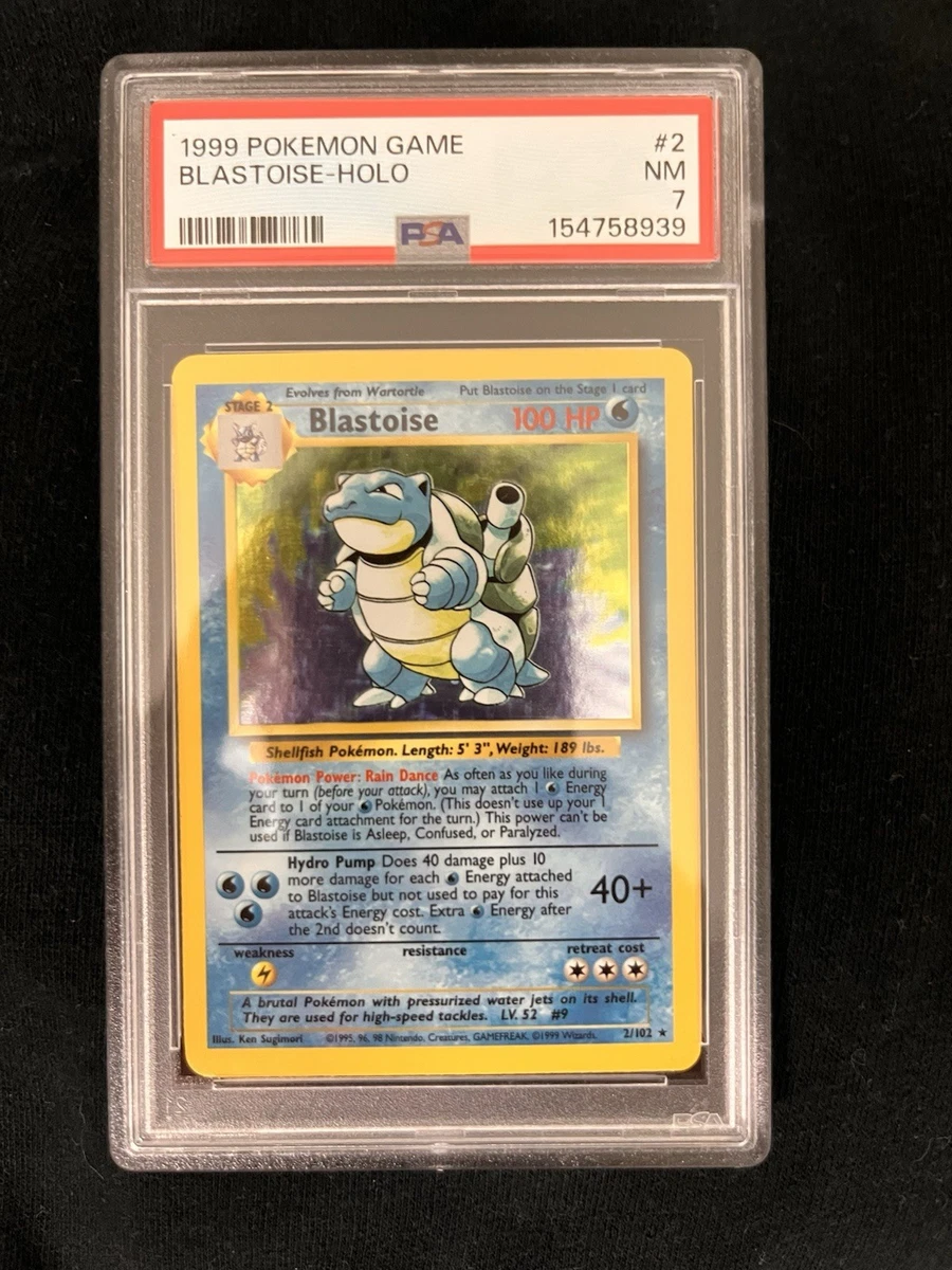 Pokmon TCG Base Set Blastoise Grade 7 Individual Collectible Card Game  Cards for sale | eBay