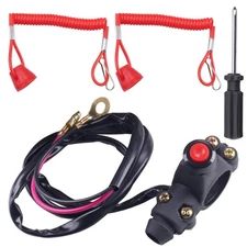 Handlebar 2 Wire Tether Kill Switch Apply to Taotao 110cc 125cc Dirt Pit Bike AT