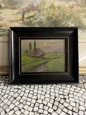 Quadro antico con cornice 21,5 x 17,5 cm