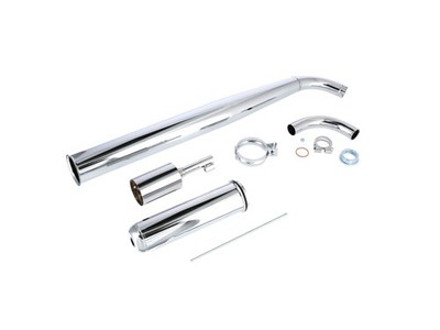 Tuningauspuff ZT-Reso Hybrid (50 - 70ccm) - für Simson S50, S51, S53, S70, S83