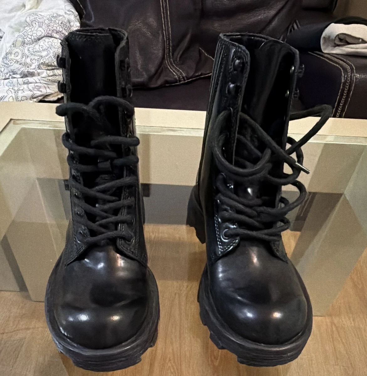 Diesel Combat Boots with Upper Leather for Women for sale | eBay