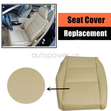 Driver Bottom Leather Seat Cover Tan For 2008 2009 2010 2011 2012 Honda Accord