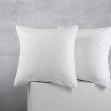 Accessorize Bedroom Collection Cotton Polyester Pillowcases, 2 Pack White - Eu