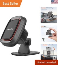 360  Magnetic Phone Holder for Car - Compact Dashboard Mount for All Smartphones