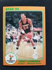 1985 Star team super TERRY CUMMINGS 5x7 card # 1   [C2]