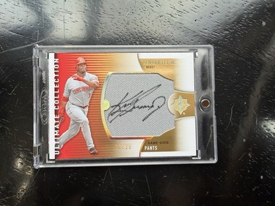 2008 Upper Deck Ultimate Collection Ken Griffey Jr Gold Game Used Pants /25 MVP