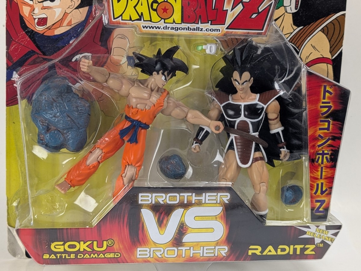 2003 Jakks Pacific DBZ Brother VS Brother Goku & Raditz Carded