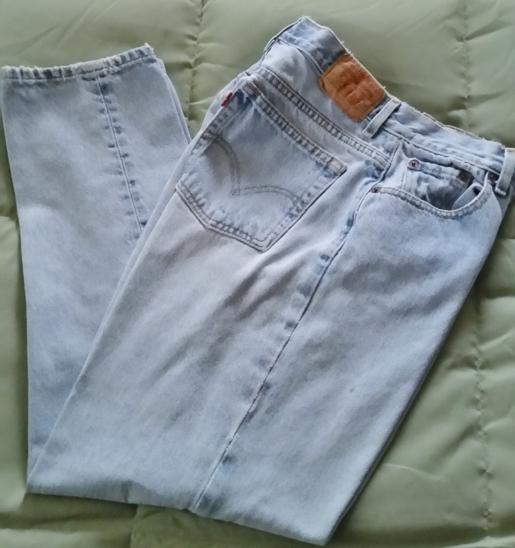 Levis Womens 550 Jeans Size 14 M 31x29.5 - "Classic" Relaxed - Tapered Leg (#4)