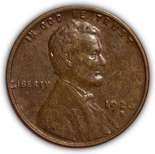1926-D Lincoln Wheat Cent Extremely Fine XF Coin #24178