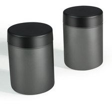 2 Pack Glass Storage Jar with -Resistant Lid 120ml