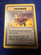 Cinnabar City Gym 113/132 Gym Challenge-Unlimited Edition Regular