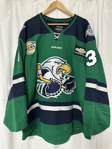 Surrey Eagles BCHL Bauer Goalie Cut Game Worn Jersey