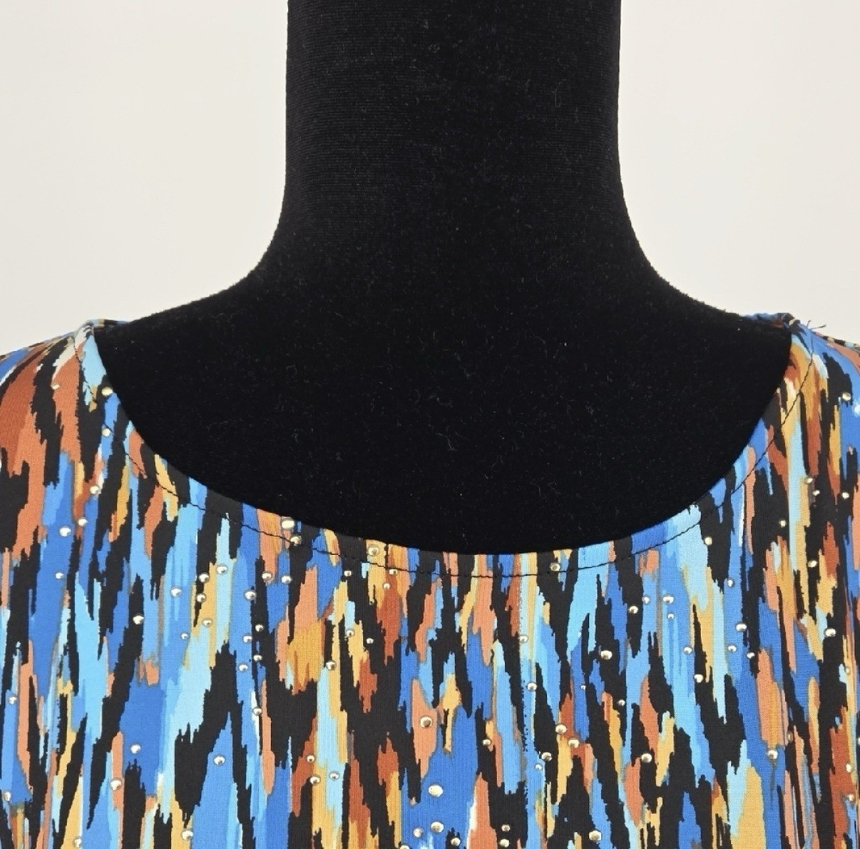 Ruby Road Women's Asymmetrical Abstract Print Top… - image 2