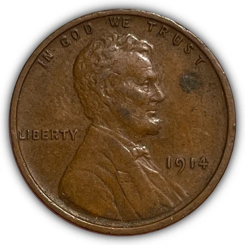 1914 Lincoln Wheat Cent Extremely Fine XF Coin #24232