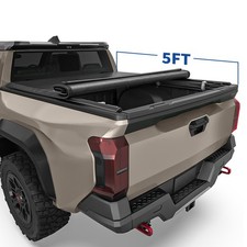 Roll Up Tonneau Cover For 2024- 2026 Toyota Tacoma Pickup 5ft Truck Bed On Top