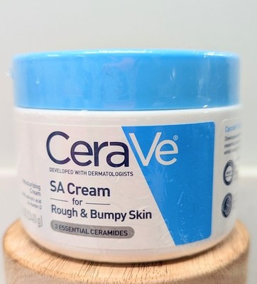 CeraVe SA Cream for Rough & Bumpy Skin Salicylic Acid 12 oz. Jar Sealed 