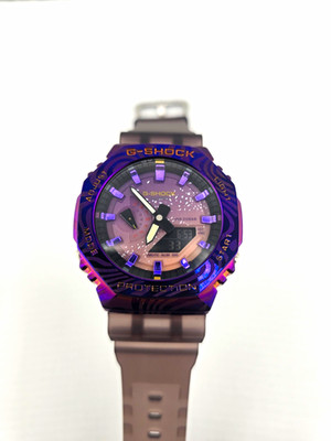 CASIO G-SHOCK SPACE STYLE Analog/Digital Quartz 200m Purple Resin Case