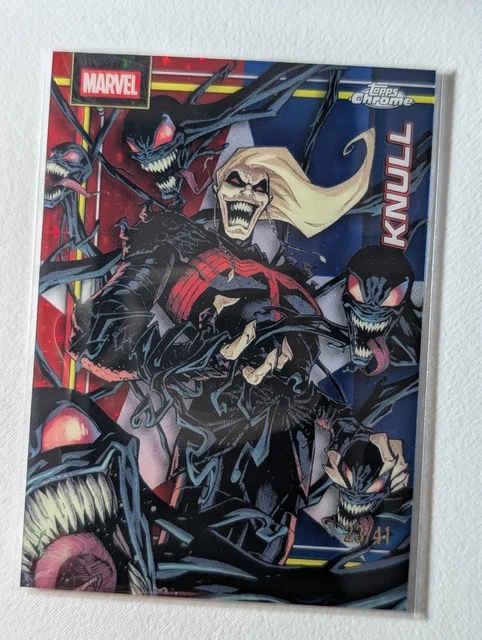 2026 Topps Chrome Marvel Knull Captain America's Star Refractor /41 #129