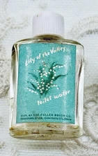 LILY OF THE VALLEY Toilet Water Perfume Miniature  Sample Bottle Fuller Brush