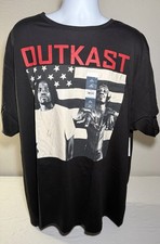 Outkast Black Graphic T-Shirt Official Band Merchandise Music Tee 3XL XXXL