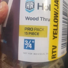 3/4 Hold Rite Wood Through silencer pipe isolator