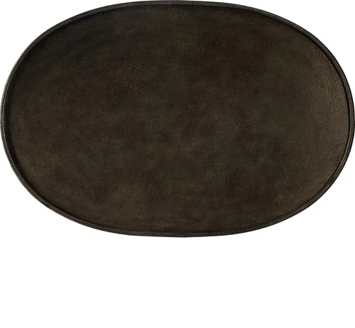 Kira Industrial Oval Coffee Table by Butler - Picture 5 of 8