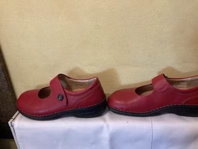 Finn Comfort Schuhe Größe 38 In Rot Neuwertig