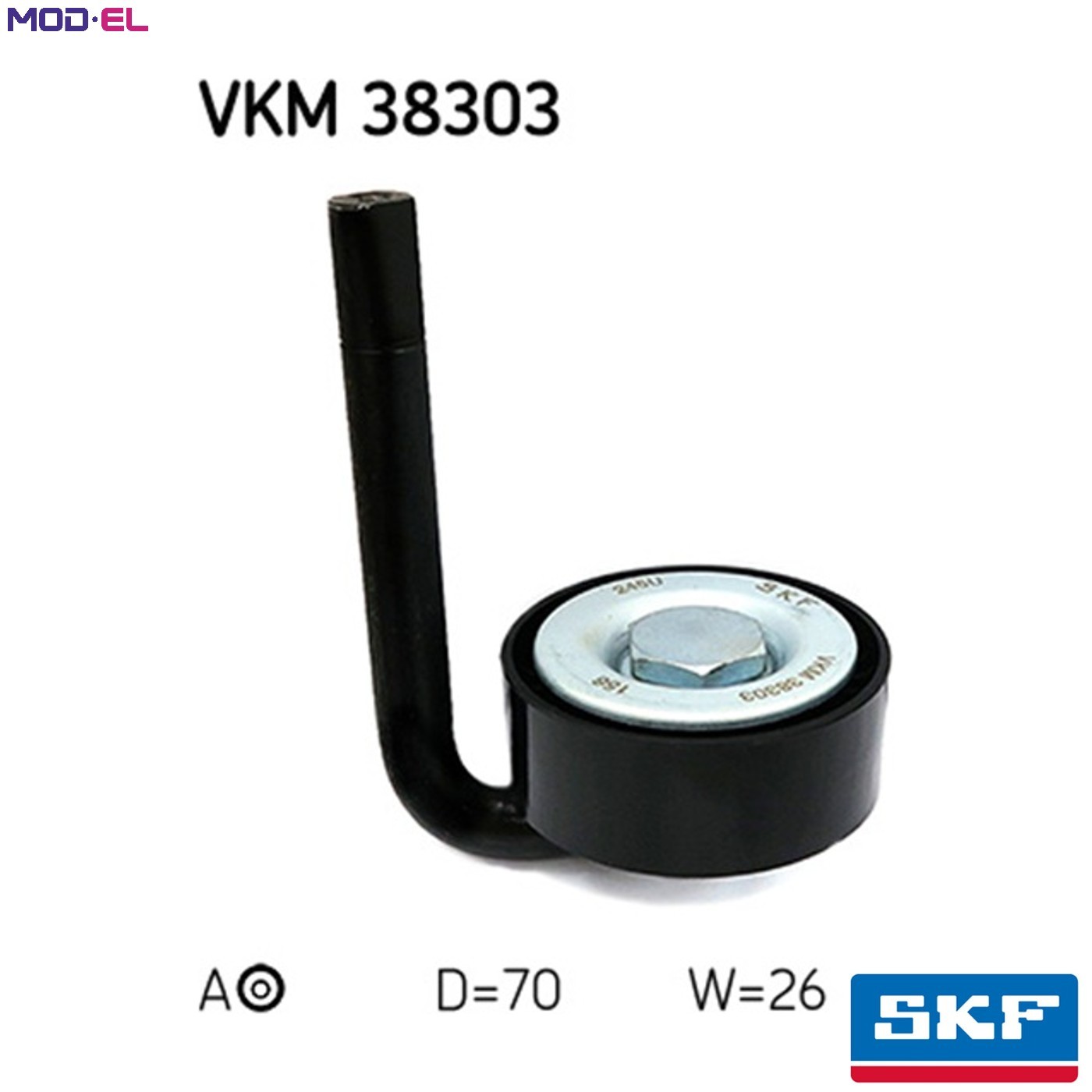 Front SKF SWEDEN VKM 38303 Belt Tensioner, V-ribbed belt for BMW - Image 10