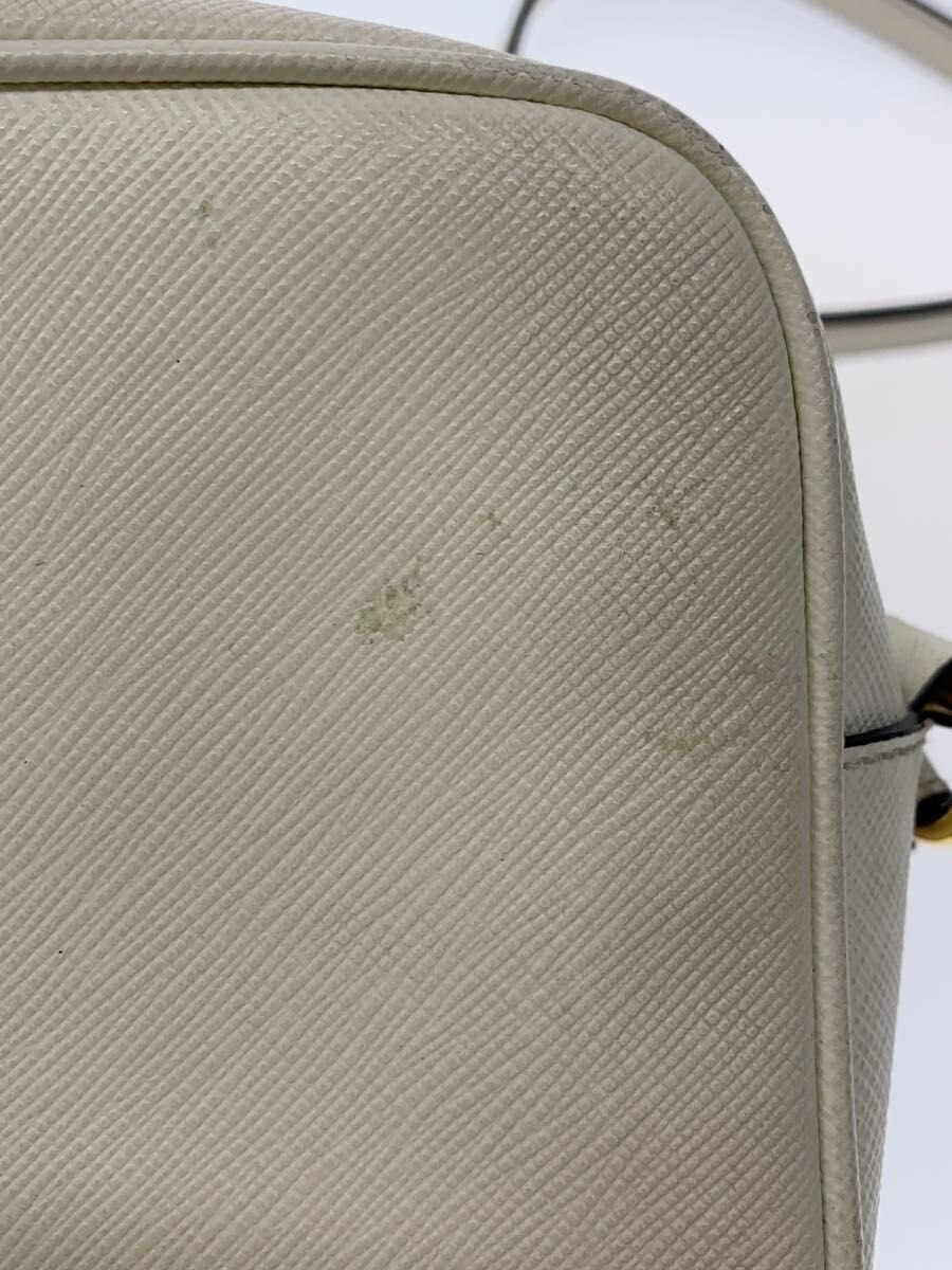 PRADA Shoulder Bag Leather WHT 1BH149 thumbnail 7