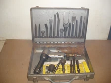 Chicago Pneumatic CP 714 Zip Gun Air Chisel w/ 19 Bits see video