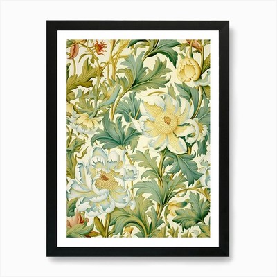 William Morris Tapete 65 Art Pri gerahmtes Wandbild Poster Leinwanddruck Bild