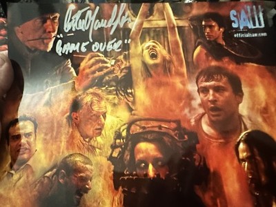 Costas Mandylor signed 10x8 Autogramm Foto - SAW - Horror - Jigsaw Hoffman COA