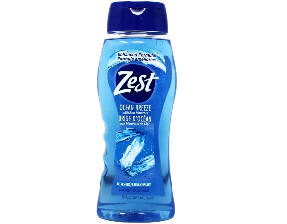 Zest Body Wash Ocean Breeze with Sea Minerals Refresh 18 Ounce (Pack of 2) - Image 2 of 3