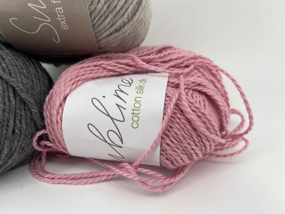 Lot of 3 Sublime DK Yarn | Cotton, Silk, Merino - Image 4 of 4