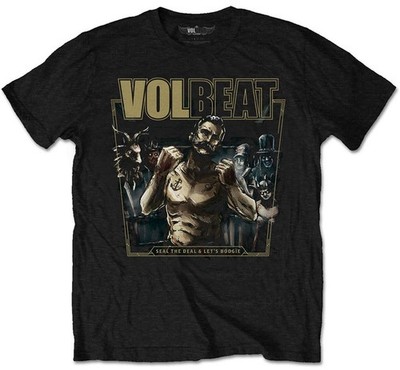 Volbeat 'Seal The Deal Cover Boxer' (Schwarz) T-Shirt
